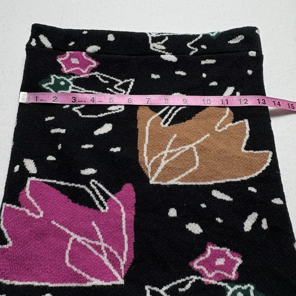 Anthropologie Women Georgia Loop Wool Blend Scarf Sz OS Black 41-12